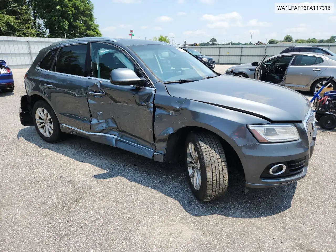 2015 Audi Q5 Premium Plus VIN: WA1LFAFP3FA117316 Lot: 63975565