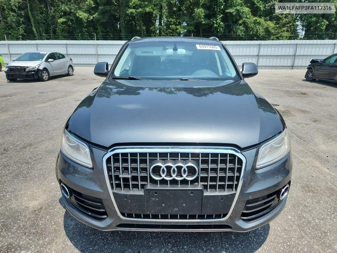 2015 Audi Q5 Premium Plus VIN: WA1LFAFP3FA117316 Lot: 63975565
