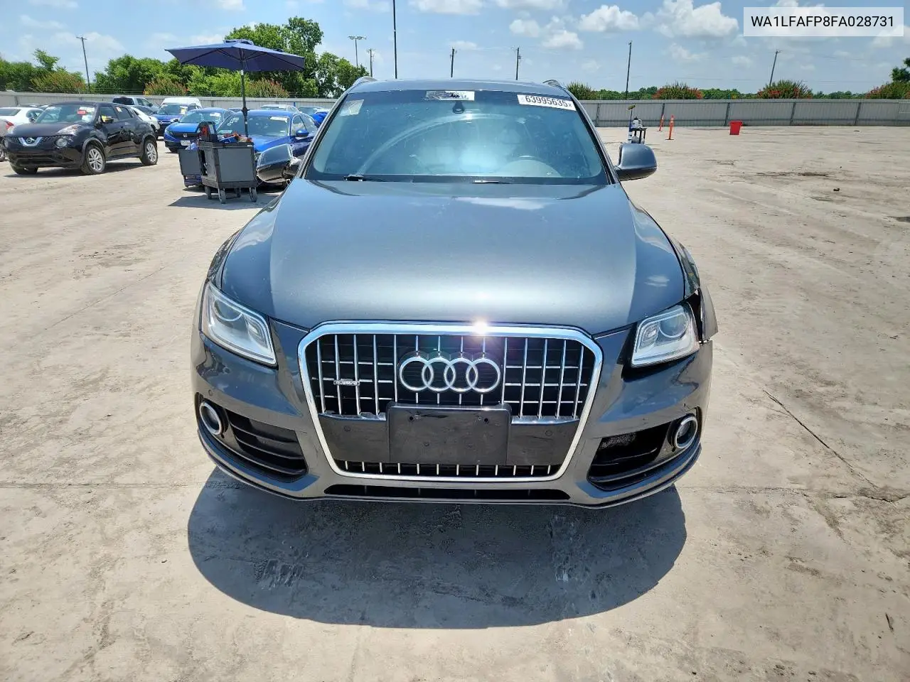 2015 Audi Q5 Premium Plus VIN: WA1LFAFP8FA028731 Lot: 63995635