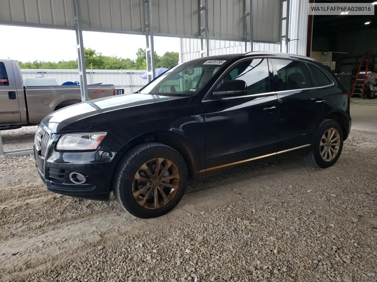 2015 Audi Q5 Premium Plus VIN: WA1LFAFP6FA028016 Lot: 64020755