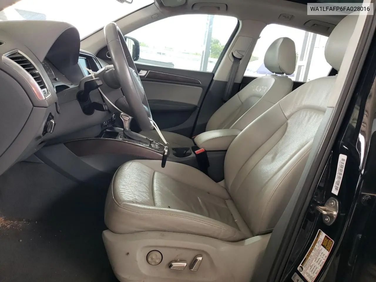 2015 Audi Q5 Premium Plus VIN: WA1LFAFP6FA028016 Lot: 64020755