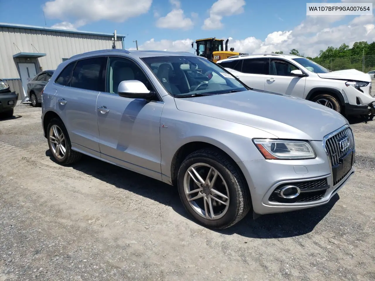 2016 Audi Q5 Premium Plus S-Line VIN: WA1D7BFP9GA007654 Lot: 56855045