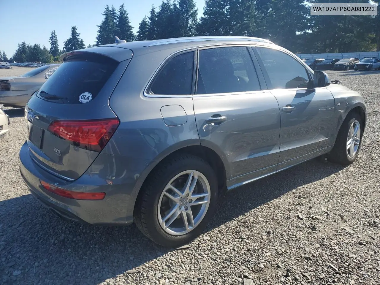 2016 Audi Q5 Premium Plus S-Line VIN: WA1D7AFP6GA081222 Lot: 62785845