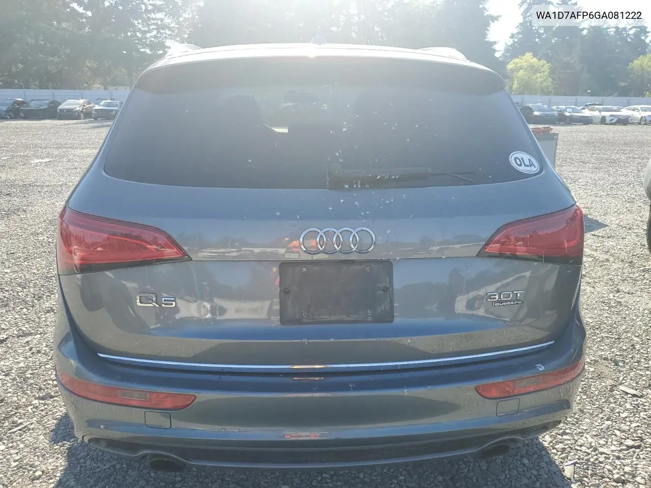 2016 Audi Q5 Premium Plus S-Line VIN: WA1D7AFP6GA081222 Lot: 62785845
