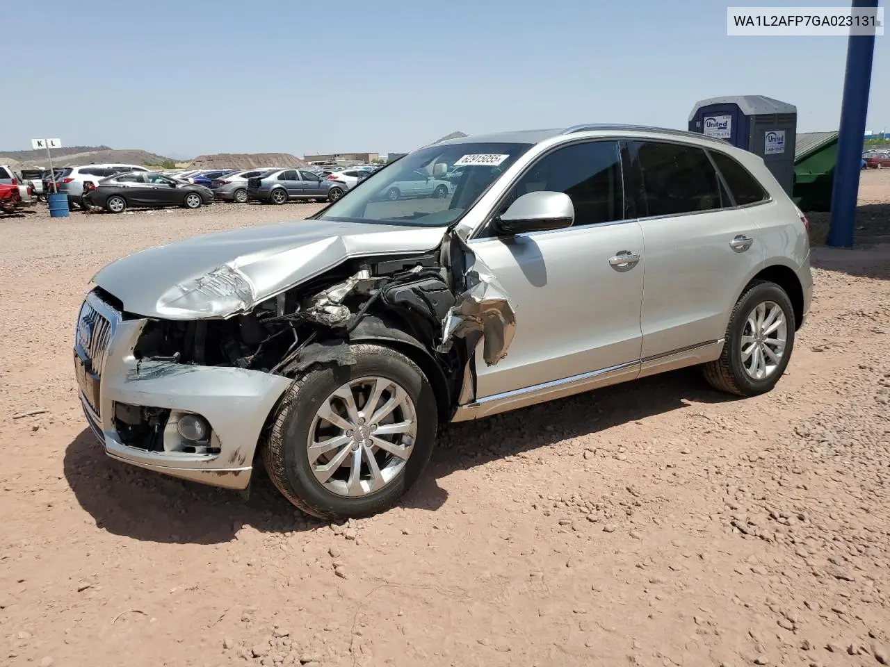 2016 Audi Q5 Premium Plus VIN: WA1L2AFP7GA023131 Lot: 62915055