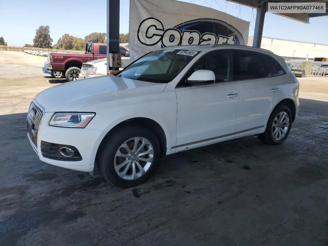 2016 Audi Q5 Premium VIN: WA1C2AFP9GA077465 Lot: 62943805