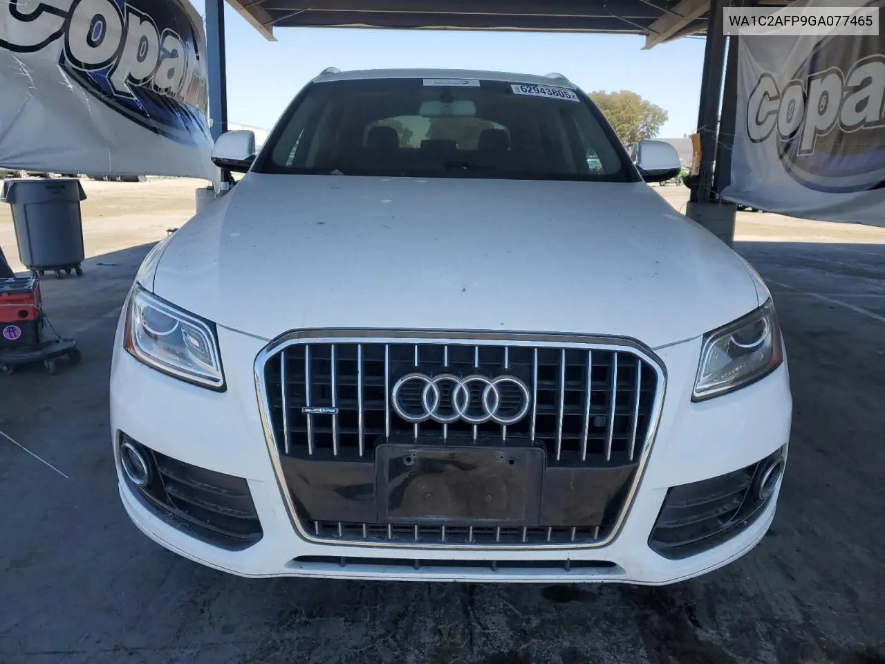 2016 Audi Q5 Premium VIN: WA1C2AFP9GA077465 Lot: 62943805