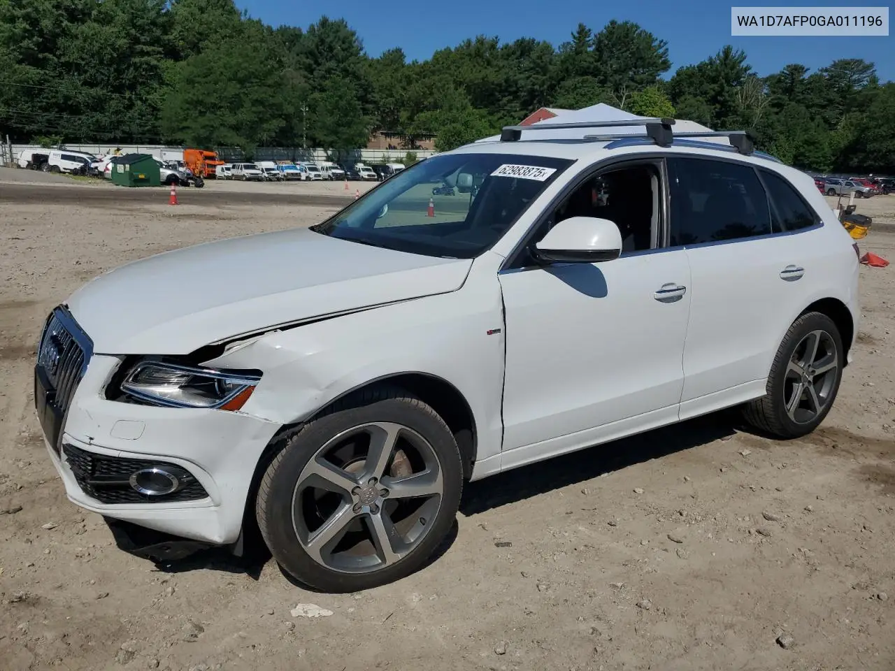 2016 Audi Q5 Premium Plus S-Line VIN: WA1D7AFP0GA011196 Lot: 62983875