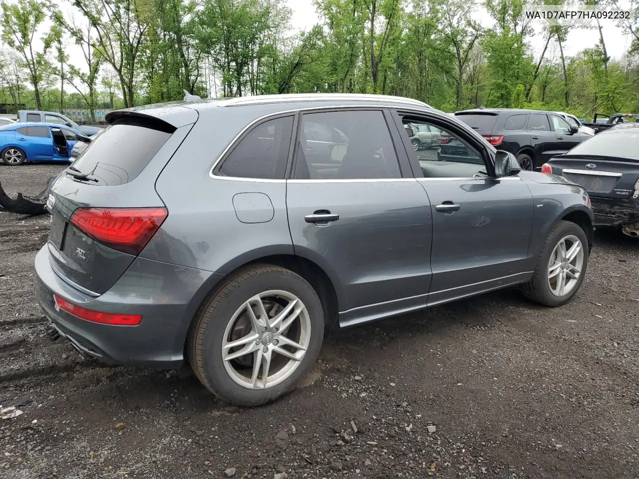 2017 Audi Q5 Premium Plus S-Line VIN: WA1D7AFP7HA092232 Lot: 56381355