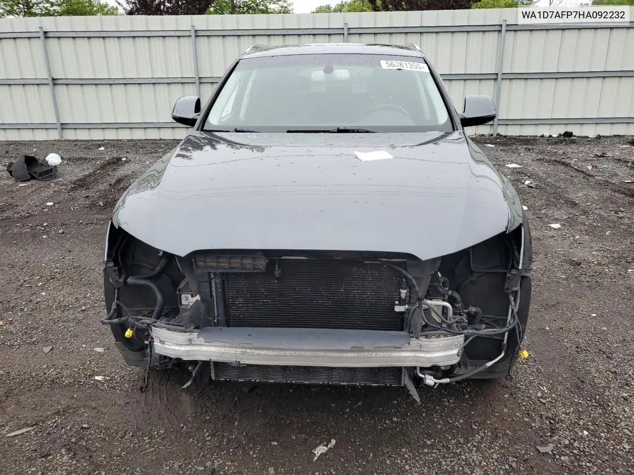 2017 Audi Q5 Premium Plus S-Line VIN: WA1D7AFP7HA092232 Lot: 56381355