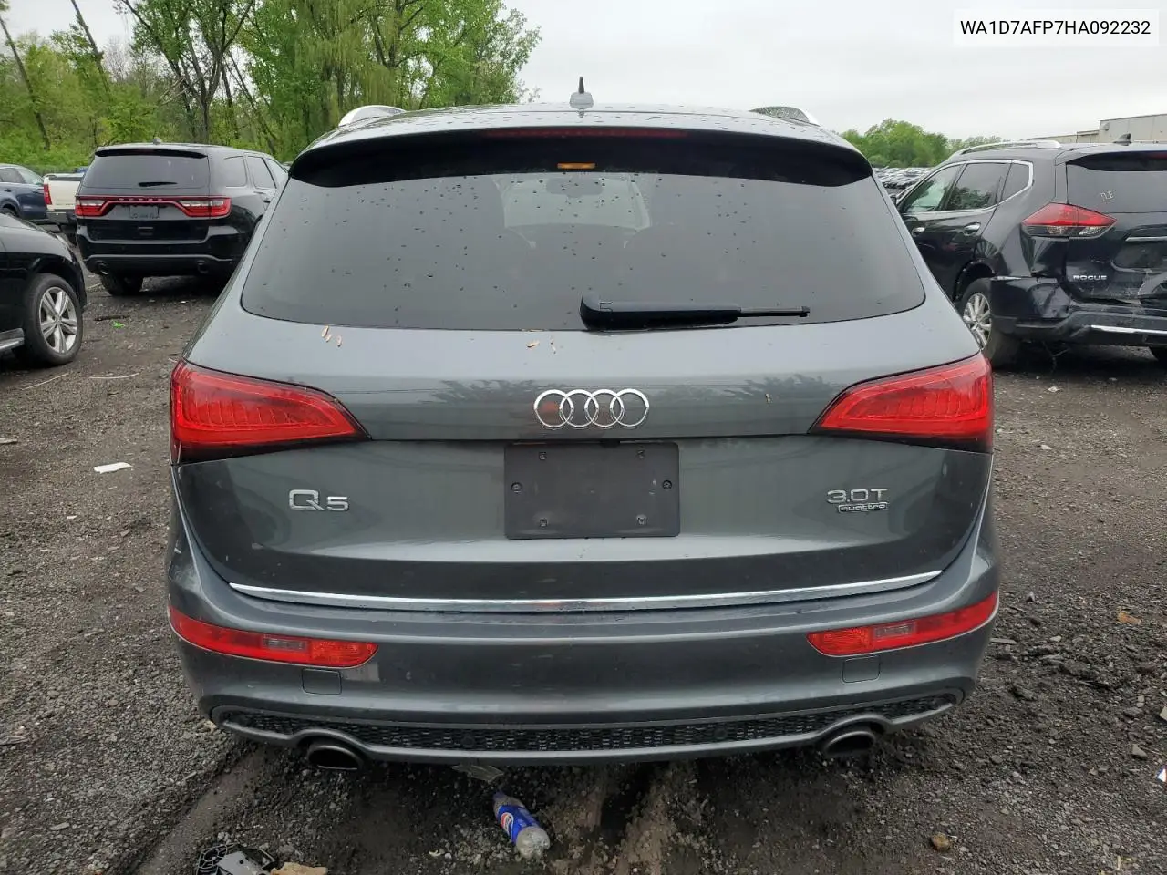 2017 Audi Q5 Premium Plus S-Line VIN: WA1D7AFP7HA092232 Lot: 56381355