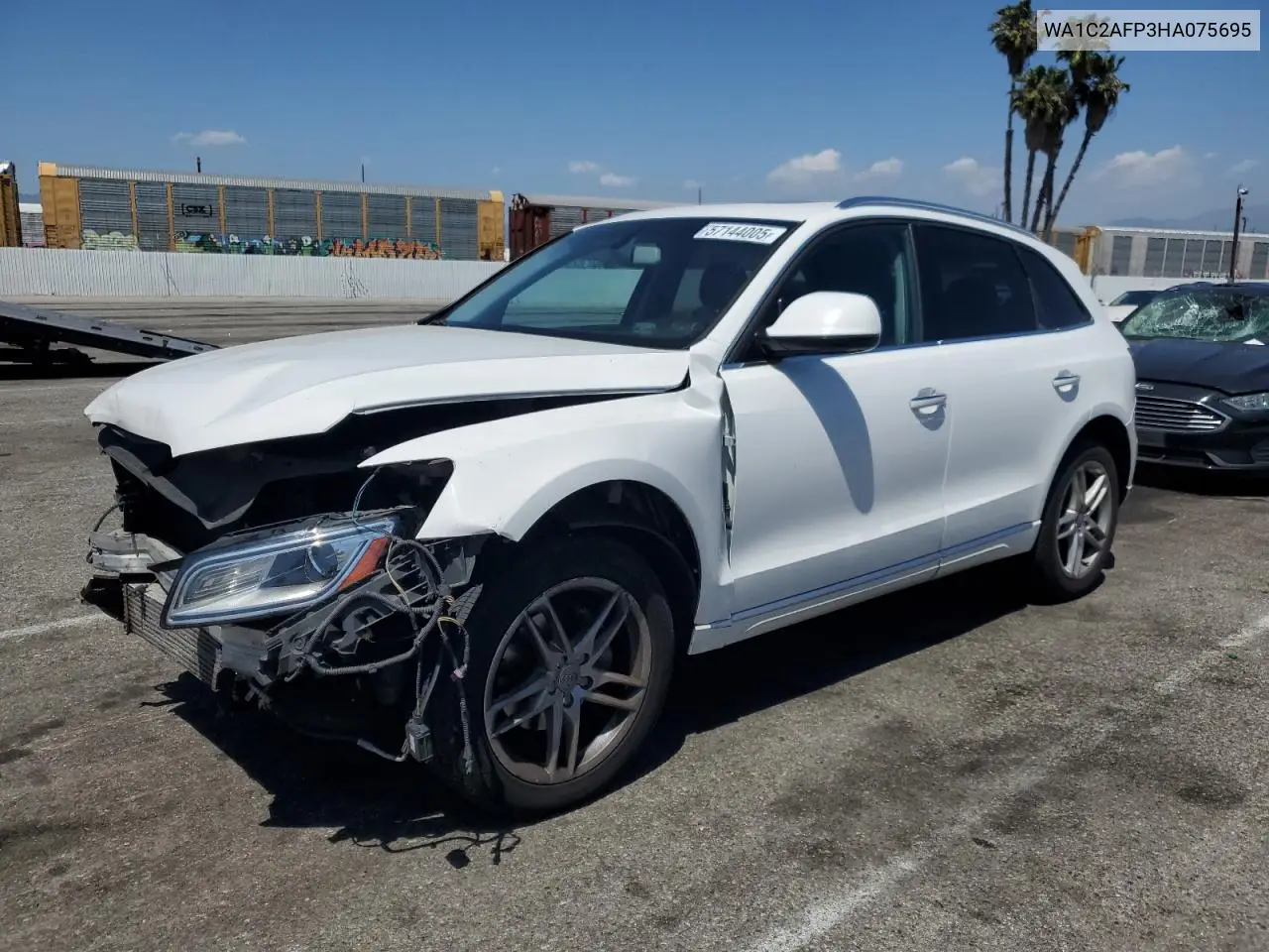 2017 Audi Q5 Premium VIN: WA1C2AFP3HA075695 Lot: 57144005
