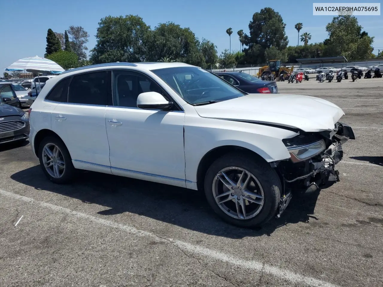 2017 Audi Q5 Premium VIN: WA1C2AFP3HA075695 Lot: 57144005