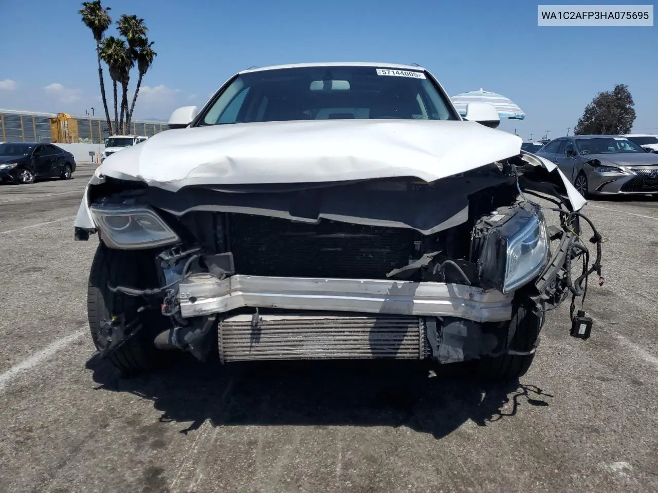 2017 Audi Q5 Premium VIN: WA1C2AFP3HA075695 Lot: 57144005