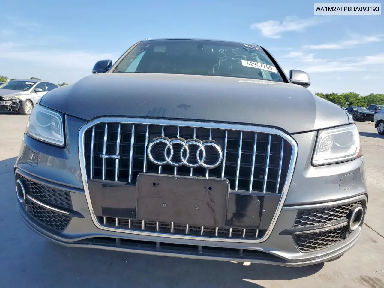 2017 Audi Q5 Premium Plus VIN: WA1M2AFP8HA093193 Lot: 62967795