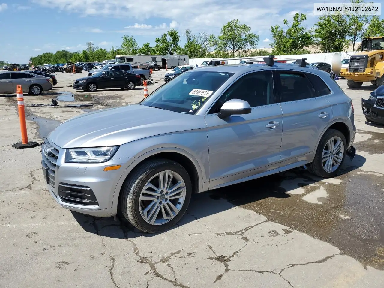 2018 Audi Q5 Premium Plus VIN: WA1BNAFY4J2102642 Lot: 55307635