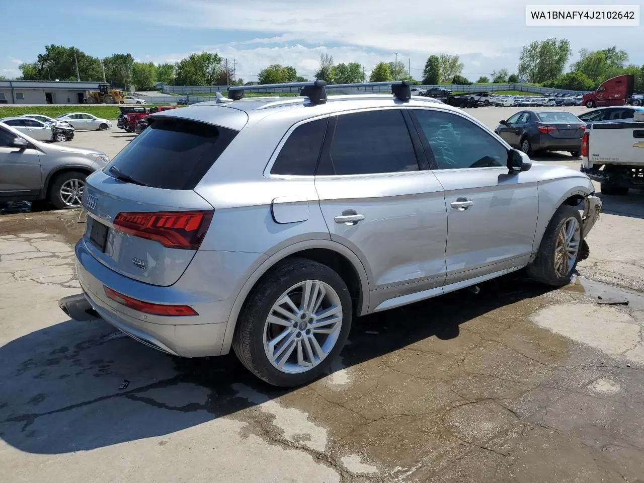 2018 Audi Q5 Premium Plus VIN: WA1BNAFY4J2102642 Lot: 55307635