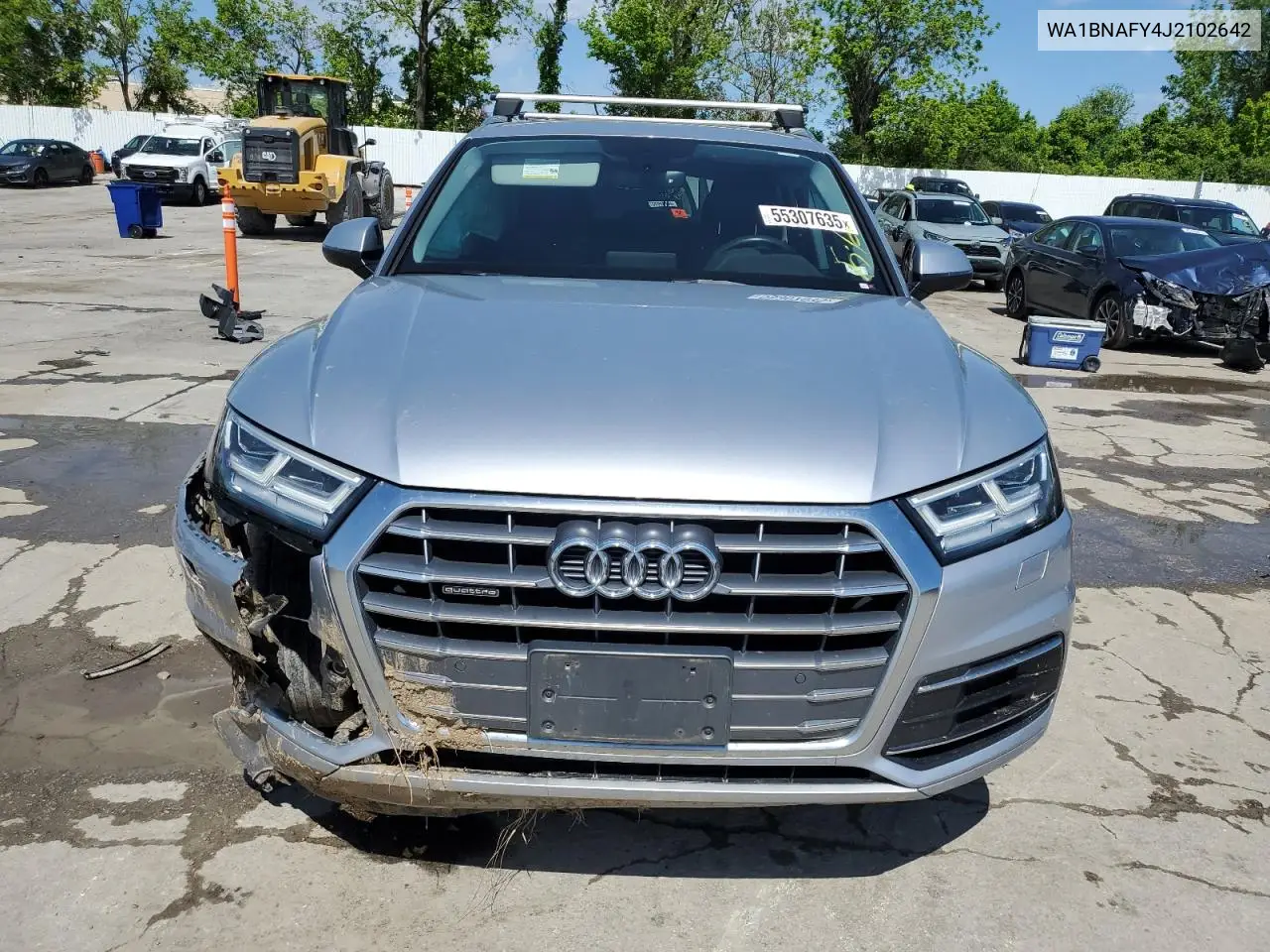 2018 Audi Q5 Premium Plus VIN: WA1BNAFY4J2102642 Lot: 55307635