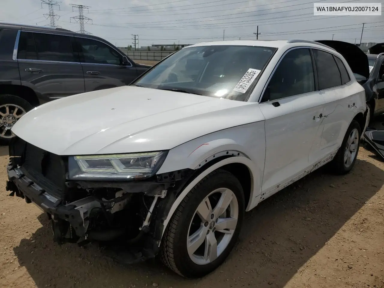 2018 Audi Q5 Premium Plus VIN: WA1BNAFY0J2007124 Lot: 56753285
