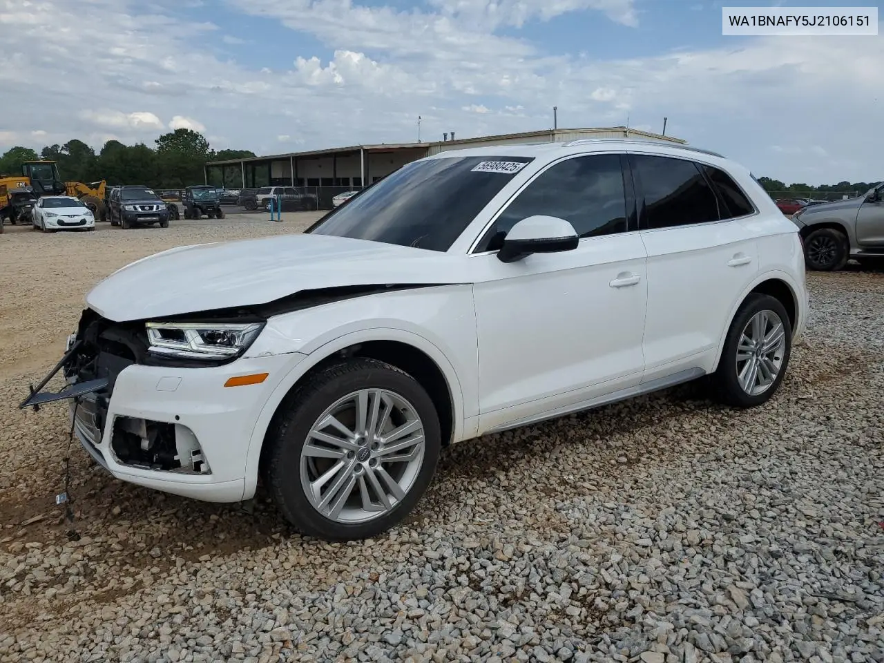 2018 Audi Q5 Premium Plus VIN: WA1BNAFY5J2106151 Lot: 56980425
