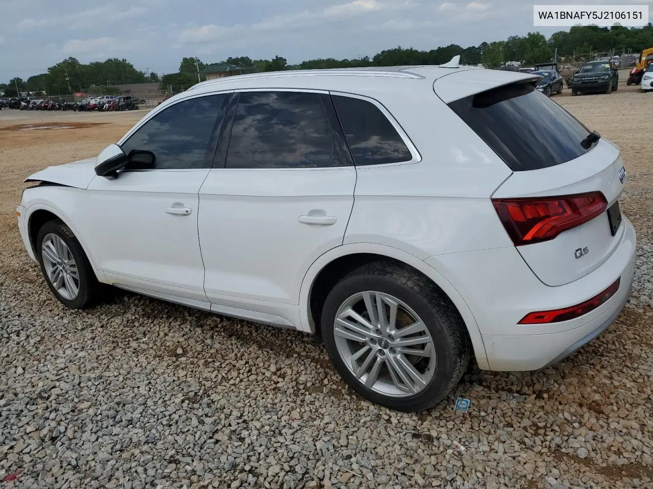 2018 Audi Q5 Premium Plus VIN: WA1BNAFY5J2106151 Lot: 56980425