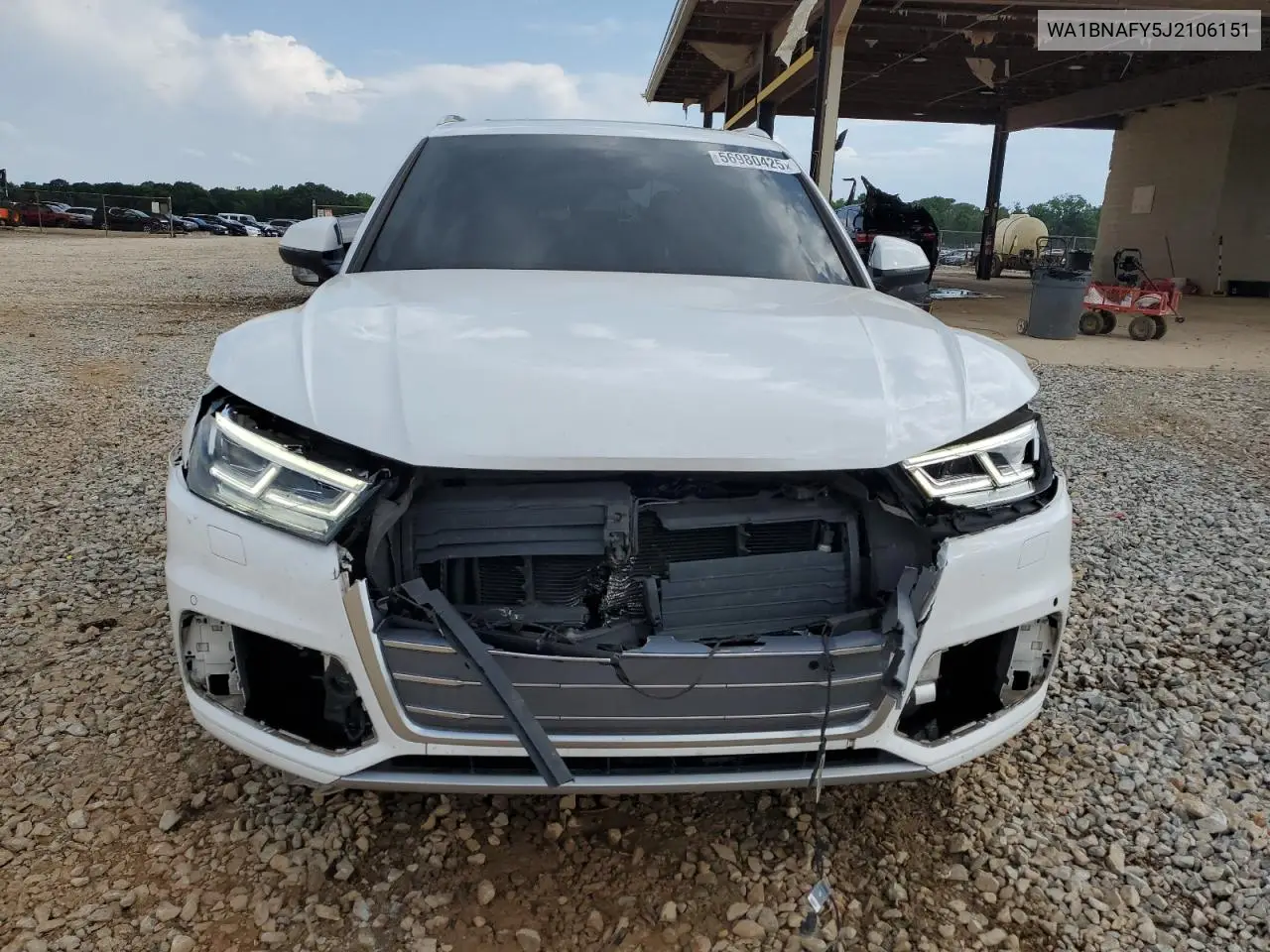 2018 Audi Q5 Premium Plus VIN: WA1BNAFY5J2106151 Lot: 56980425