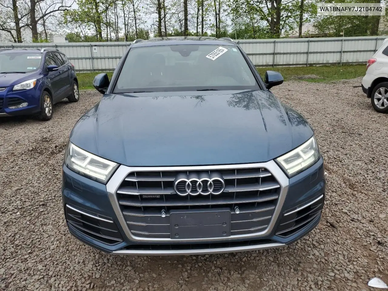 2018 Audi Q5 Premium Plus VIN: WA1BNAFY7J2104742 Lot: 57055165