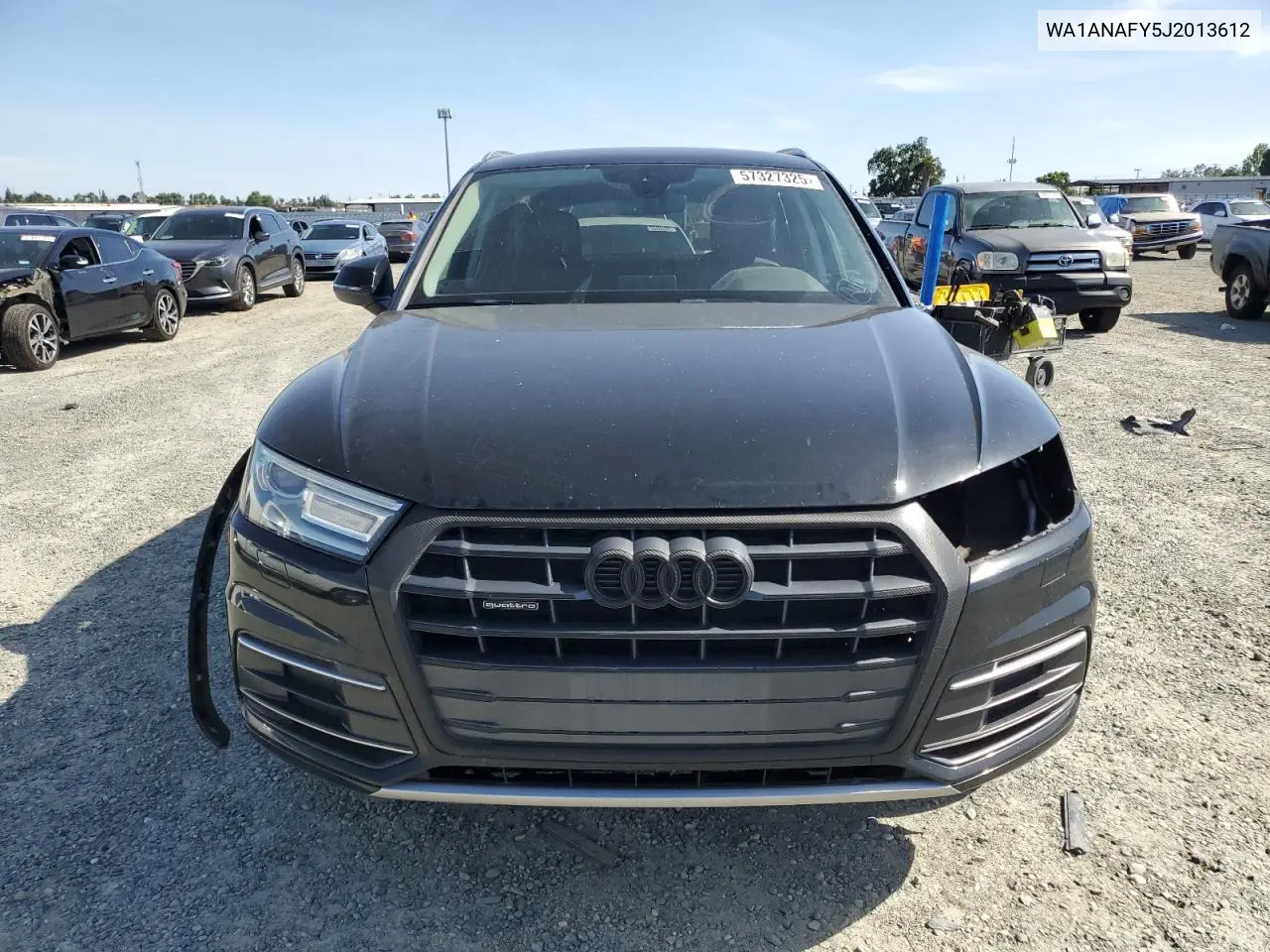 2018 Audi Q5 Premium VIN: WA1ANAFY5J2013612 Lot: 57327325