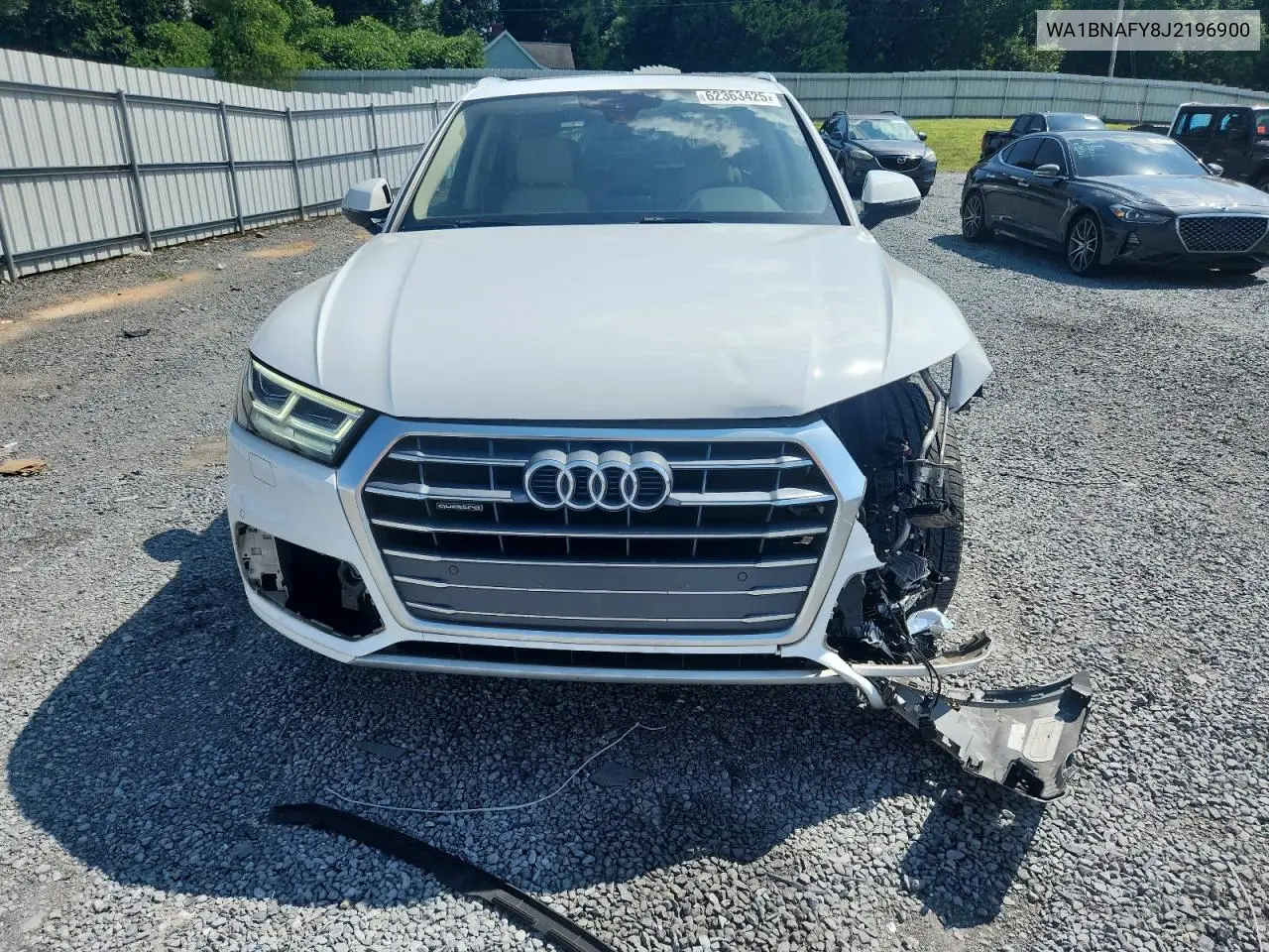 2018 Audi Q5 Premium Plus VIN: WA1BNAFY8J2196900 Lot: 62363425