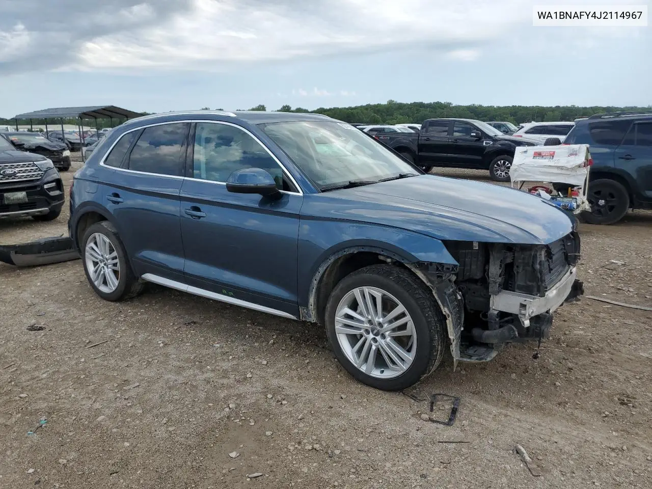 2018 Audi Q5 Premium Plus VIN: WA1BNAFY4J2114967 Lot: 62769185