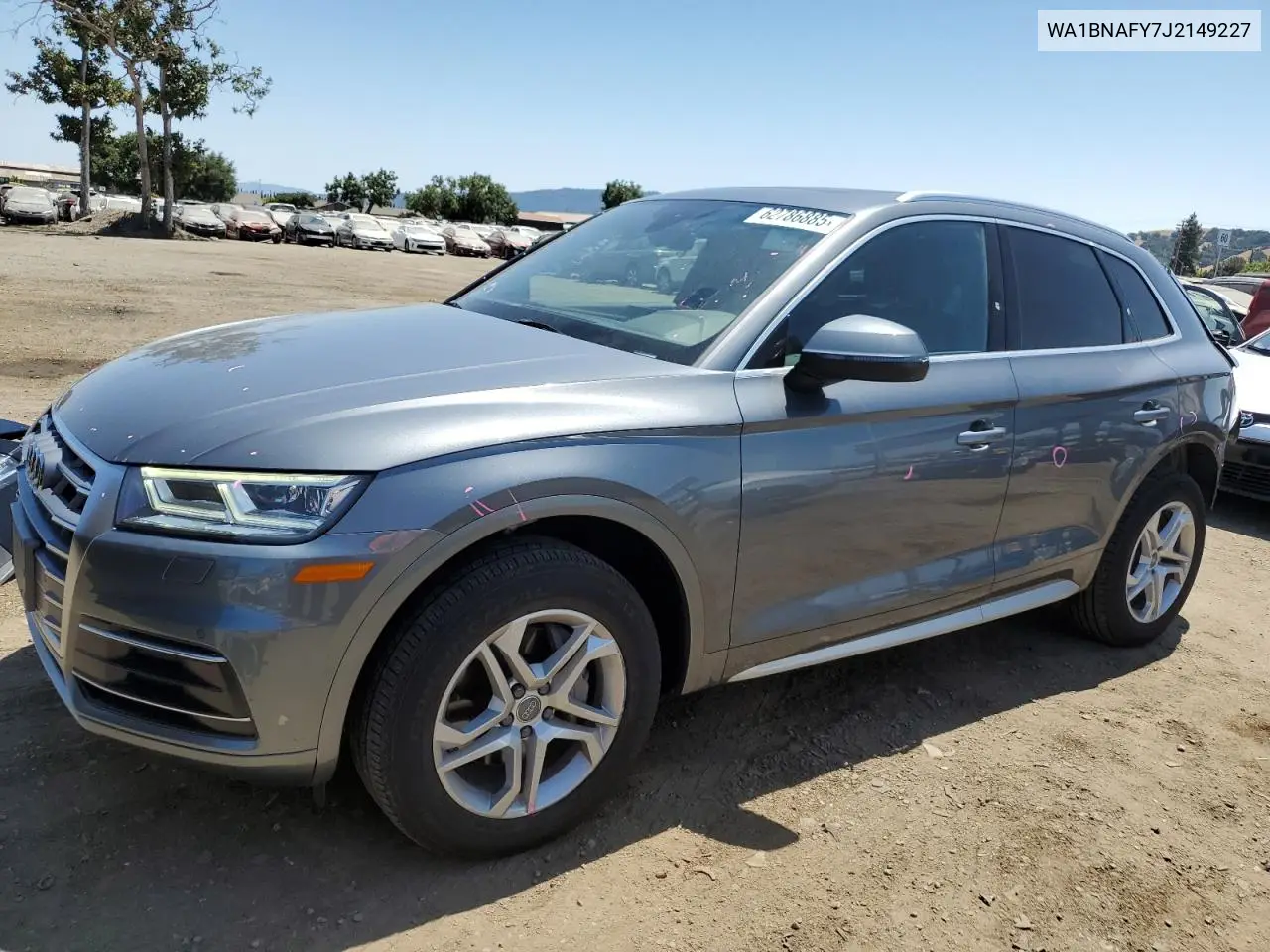 2018 Audi Q5 Premium Plus VIN: WA1BNAFY7J2149227 Lot: 62786885