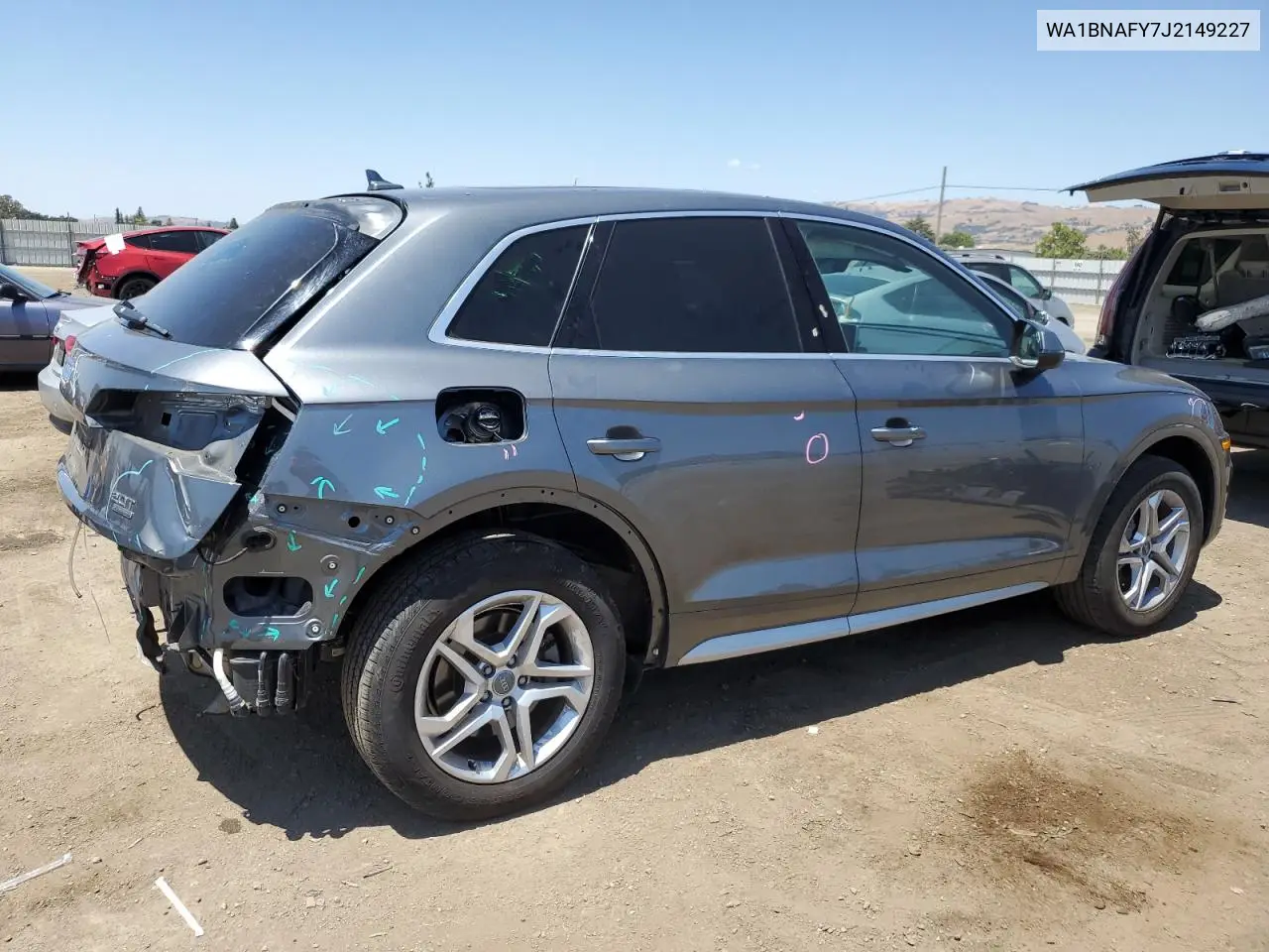 2018 Audi Q5 Premium Plus VIN: WA1BNAFY7J2149227 Lot: 62786885