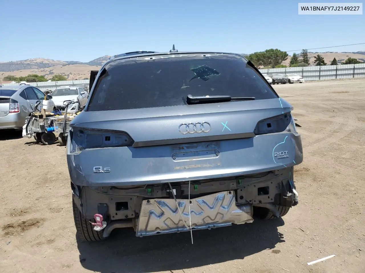 2018 Audi Q5 Premium Plus VIN: WA1BNAFY7J2149227 Lot: 62786885