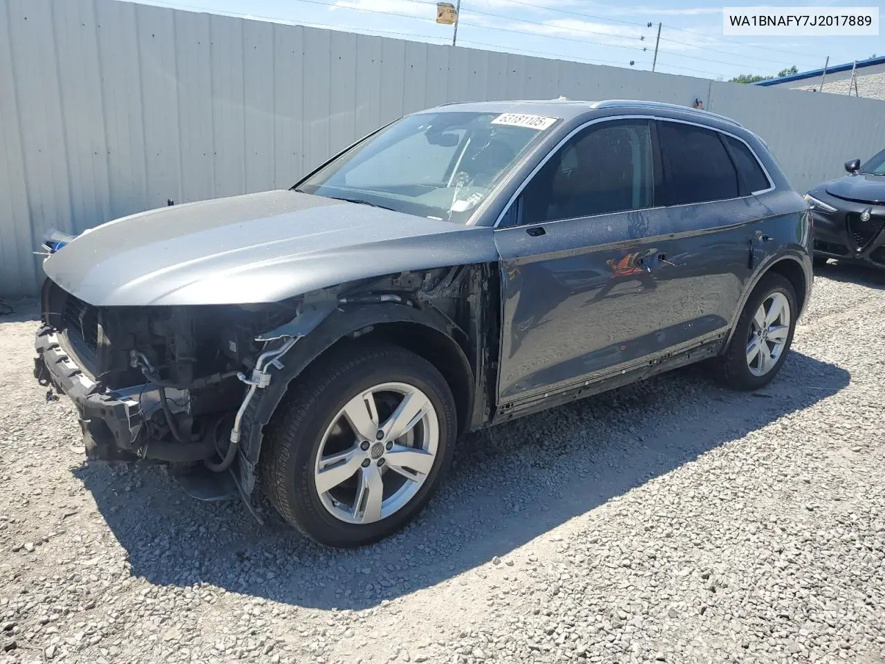 2018 Audi Q5 Premium Plus VIN: WA1BNAFY7J2017889 Lot: 63181105
