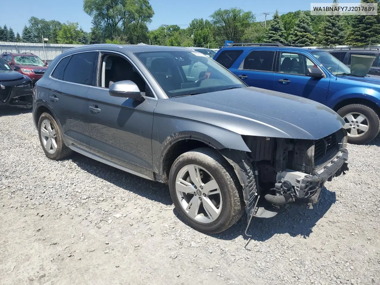 2018 Audi Q5 Premium Plus VIN: WA1BNAFY7J2017889 Lot: 63181105