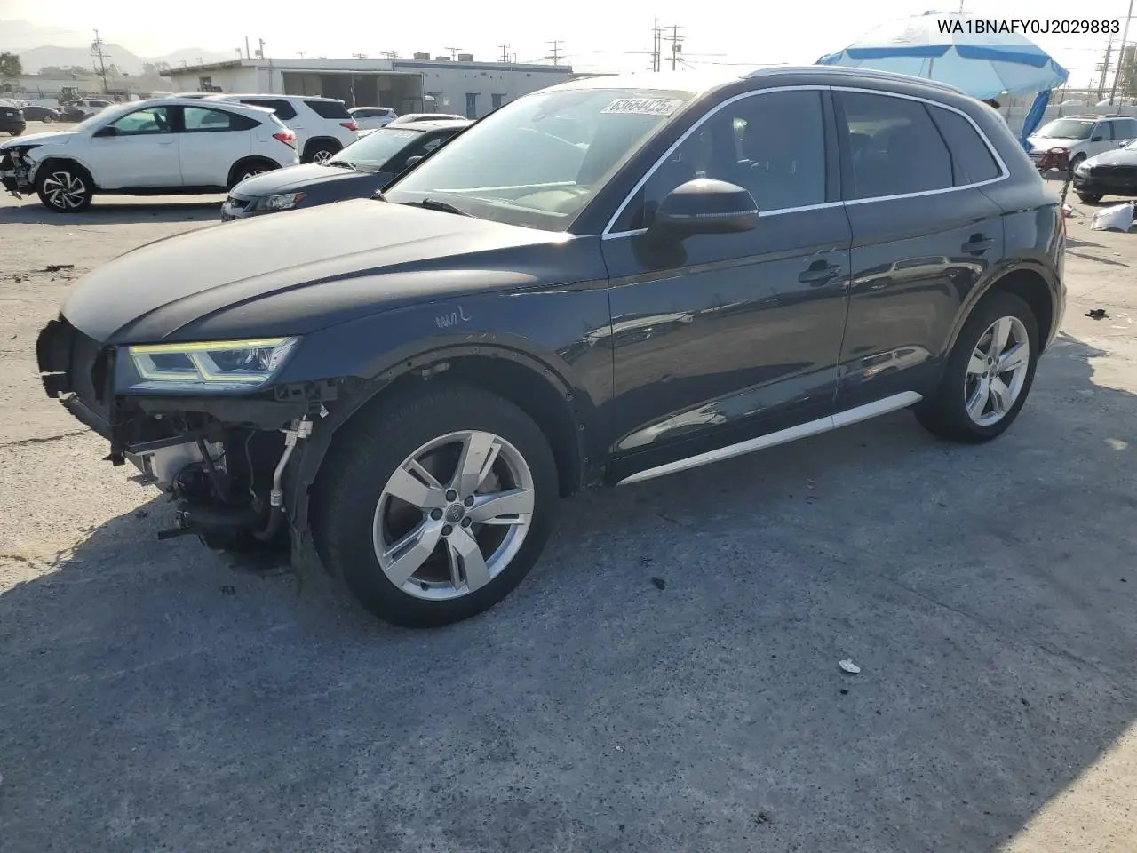 2018 Audi Q5 Premium Plus VIN: WA1BNAFY0J2029883 Lot: 63664425