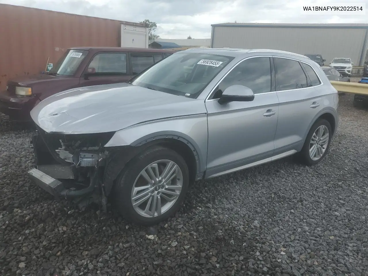 2019 Audi Q5 Premium Plus VIN: WA1BNAFY9K2022514 Lot: 56928455