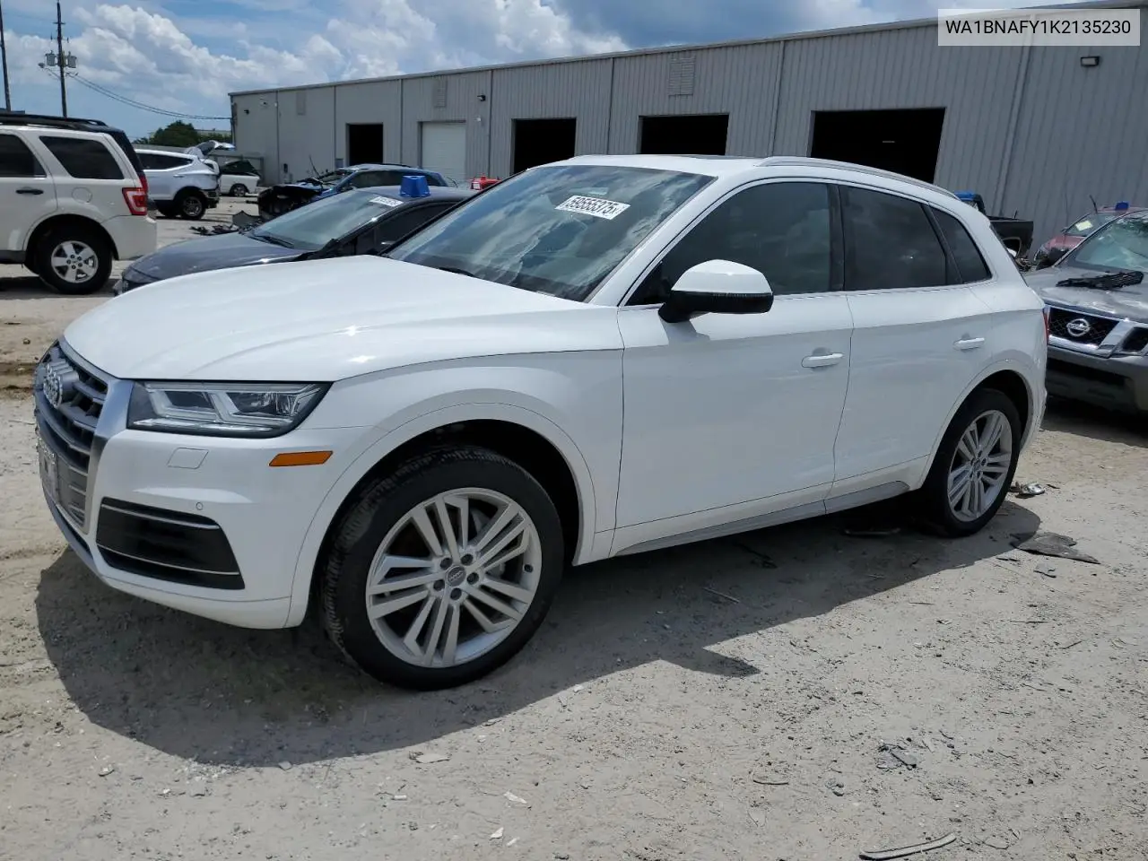 2019 Audi Q5 Premium Plus VIN: WA1BNAFY1K2135230 Lot: 59555375