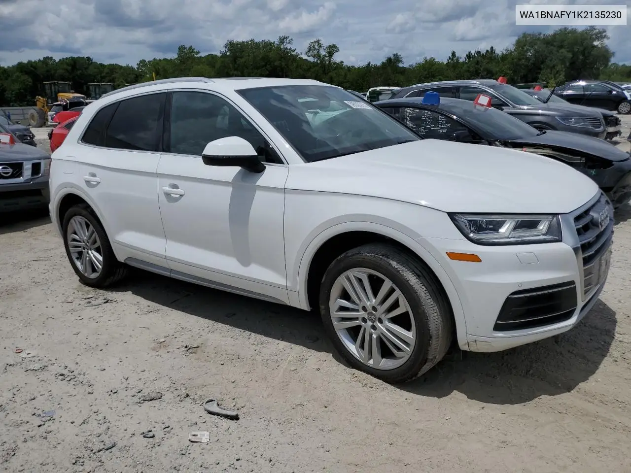 2019 Audi Q5 Premium Plus VIN: WA1BNAFY1K2135230 Lot: 59555375