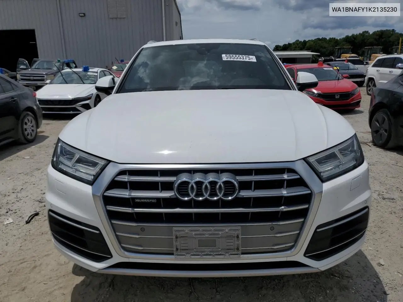 2019 Audi Q5 Premium Plus VIN: WA1BNAFY1K2135230 Lot: 59555375