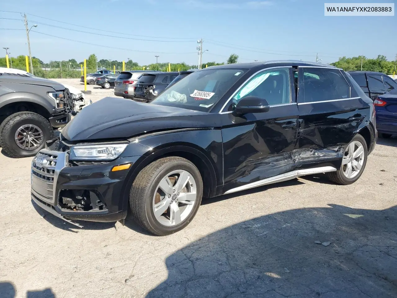 2019 Audi Q5 Premium VIN: WA1ANAFYXK2083883 Lot: 62660905