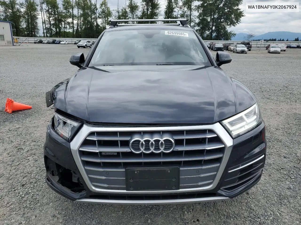2019 Audi Q5 Premium Plus VIN: WA1BNAFY0K2067924 Lot: 62699985