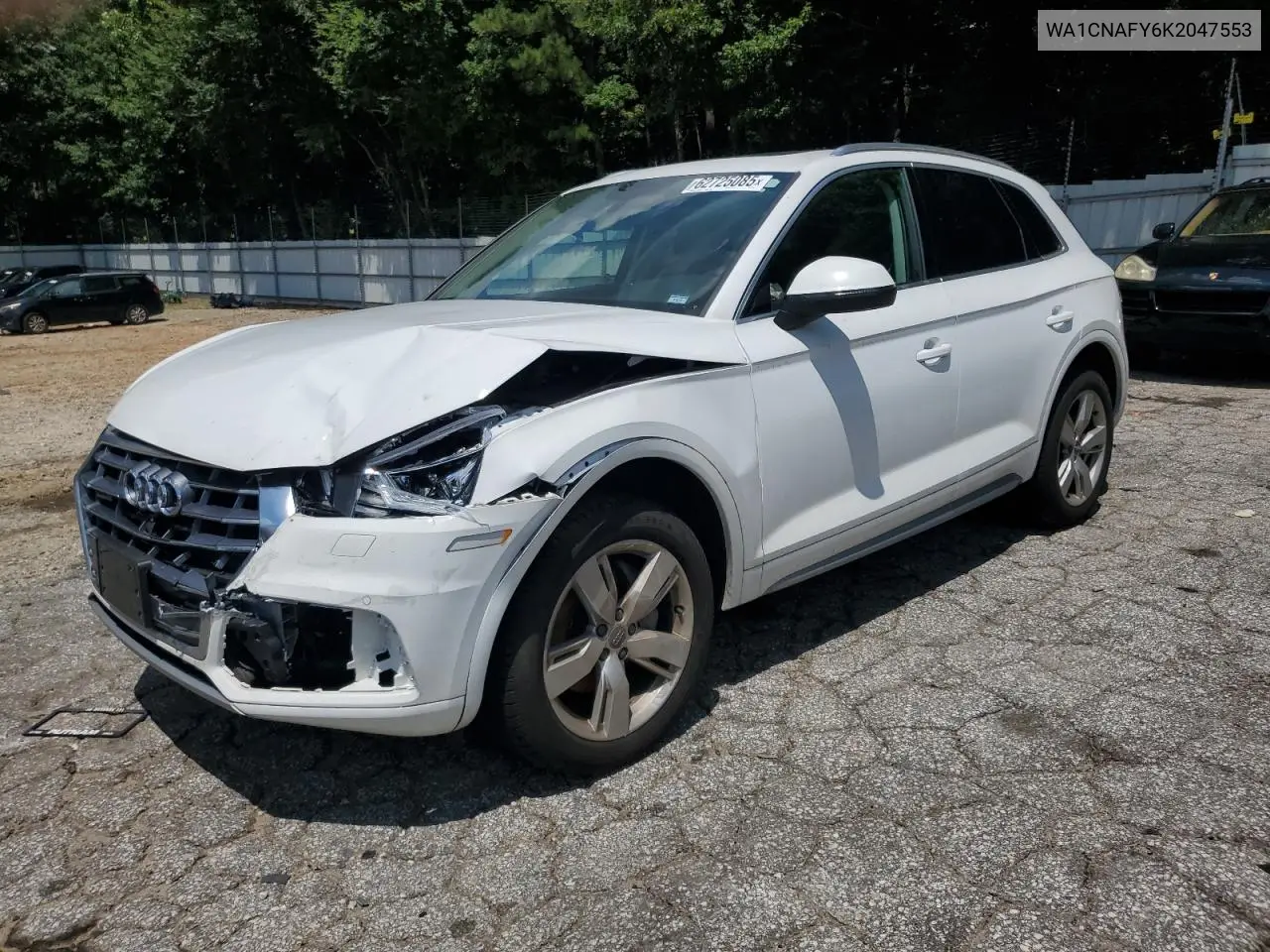 2019 Audi Q5 Prestige VIN: WA1CNAFY6K2047553 Lot: 62725085