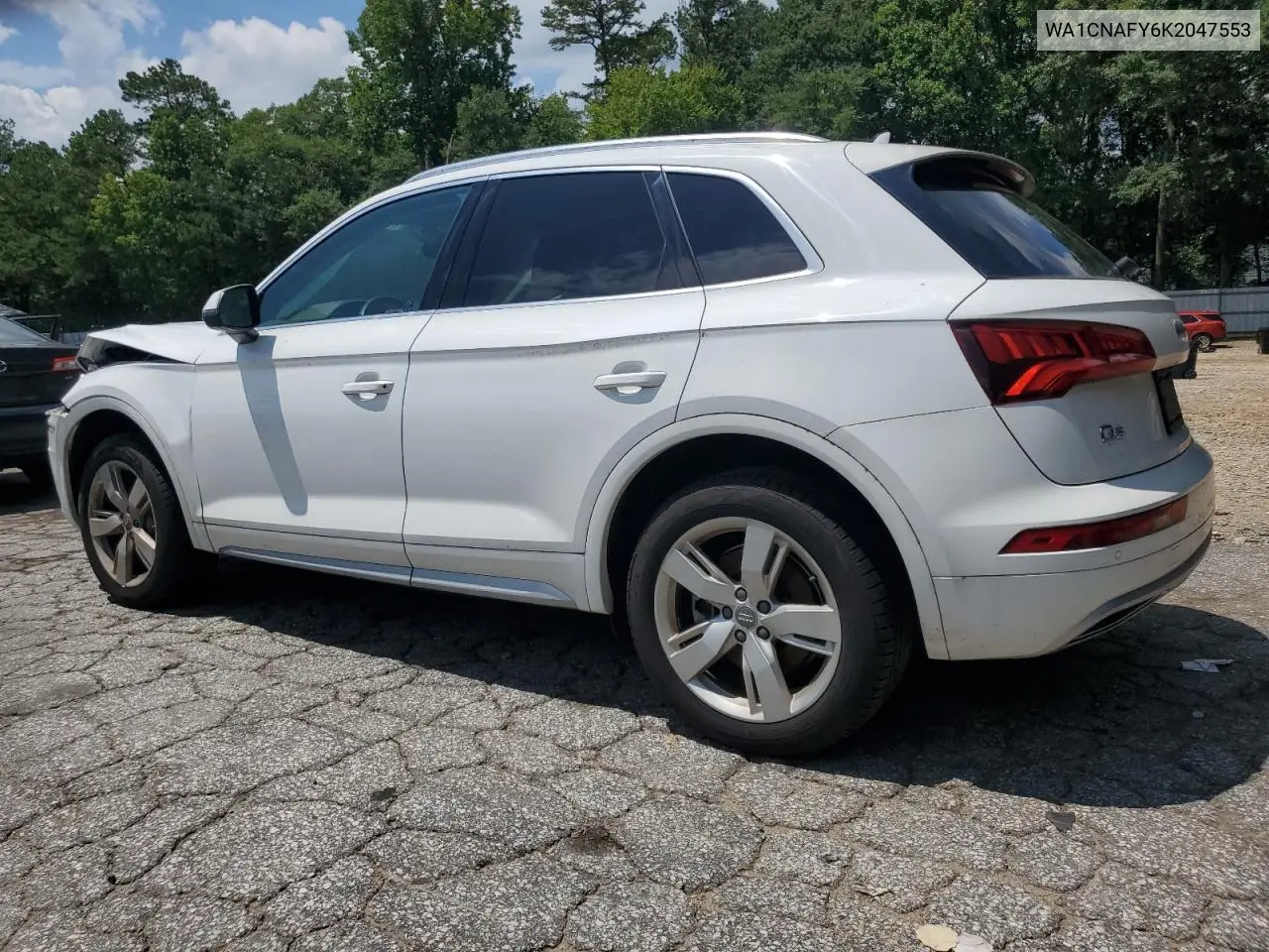 2019 Audi Q5 Prestige VIN: WA1CNAFY6K2047553 Lot: 62725085