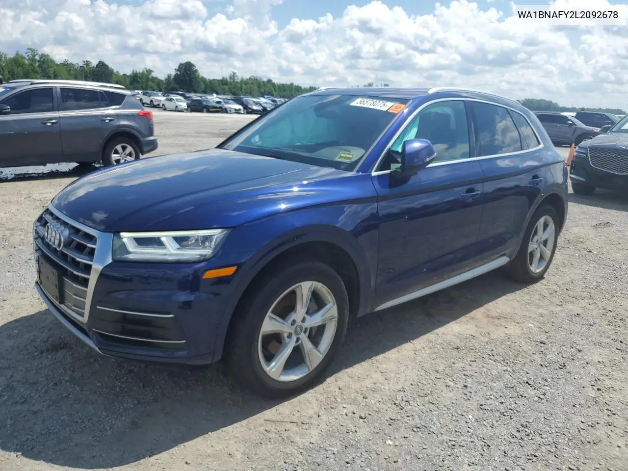 2020 Audi Q5 Premium Plus VIN: WA1BNAFY2L2092678 Lot: 56578075
