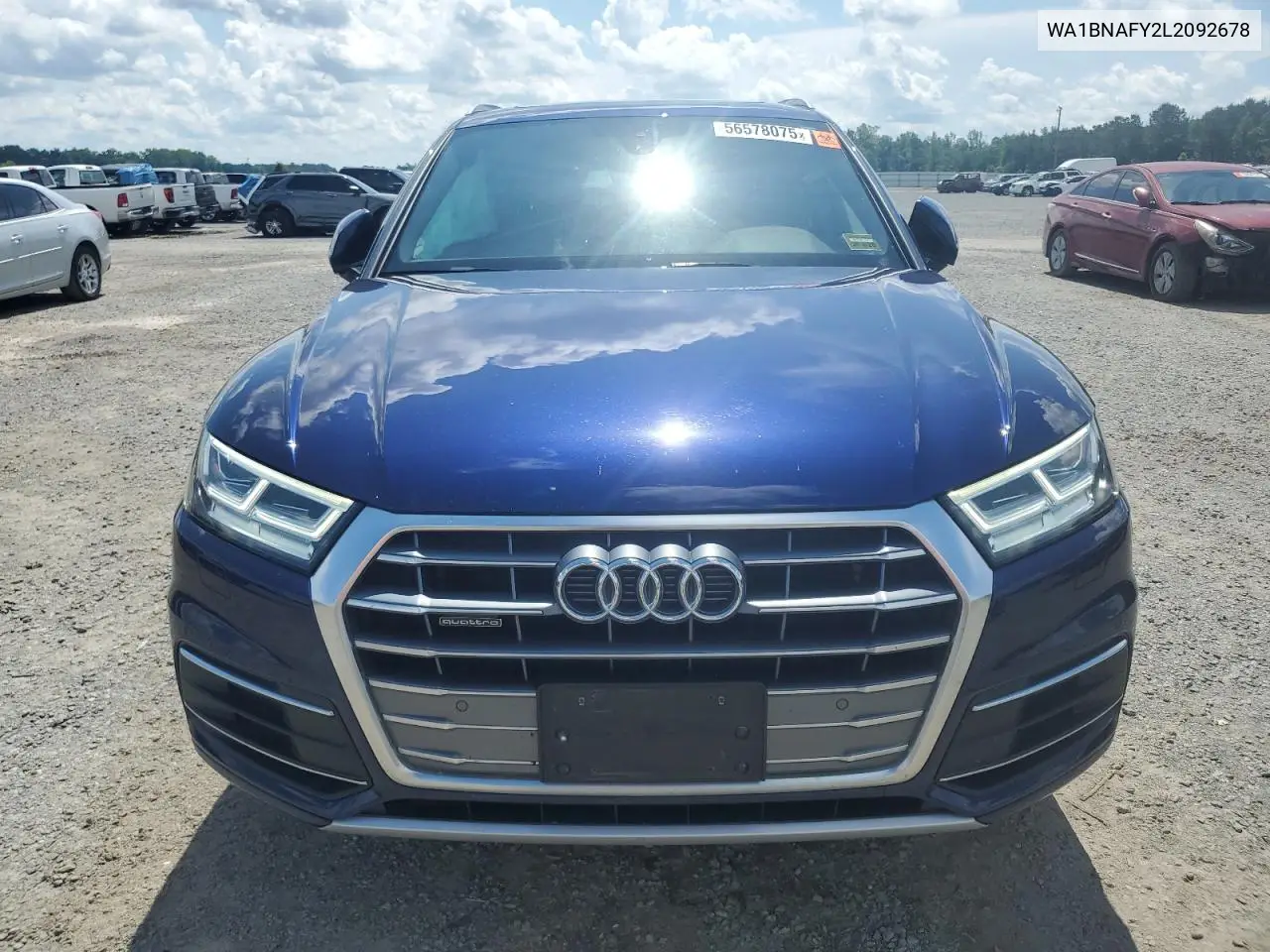 2020 Audi Q5 Premium Plus VIN: WA1BNAFY2L2092678 Lot: 56578075