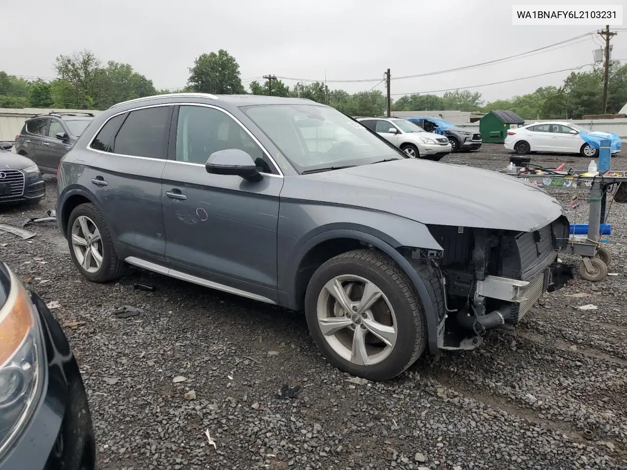 2020 Audi Q5 Premium Plus VIN: WA1BNAFY6L2103231 Lot: 60874215