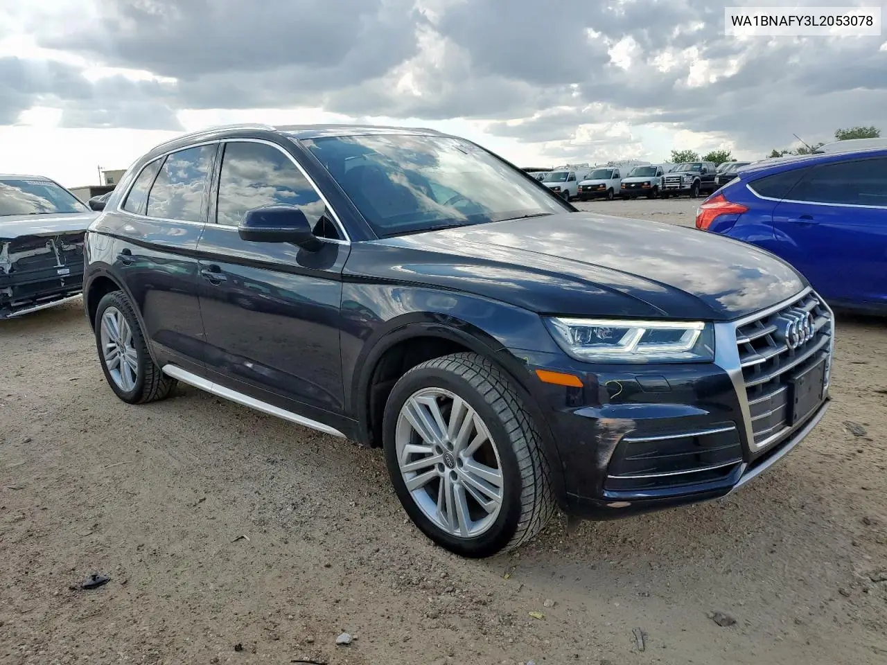 2020 Audi Q5 Premium Plus VIN: WA1BNAFY3L2053078 Lot: 61540605