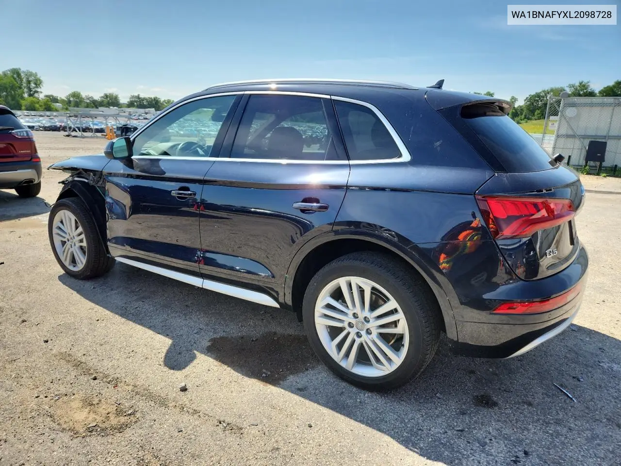2020 Audi Q5 Premium Plus VIN: WA1BNAFYXL2098728 Lot: 62471565