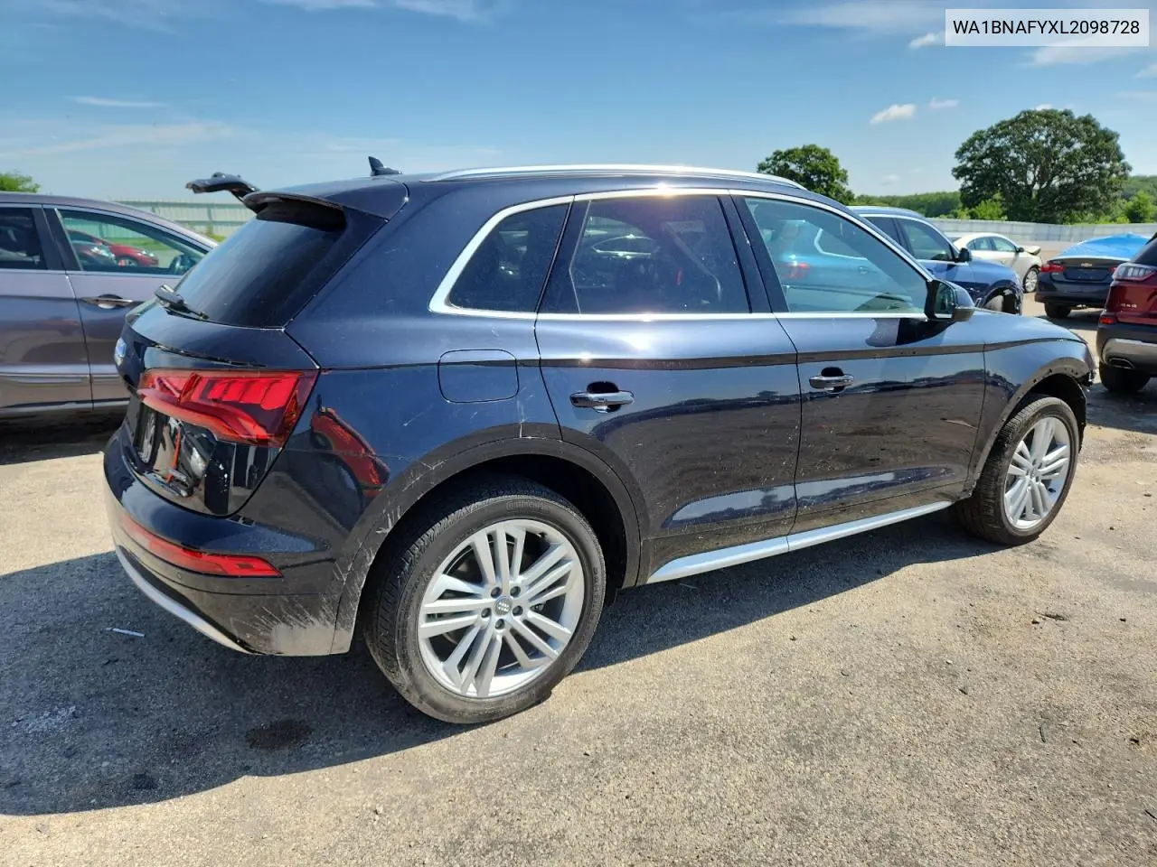 2020 Audi Q5 Premium Plus VIN: WA1BNAFYXL2098728 Lot: 62471565